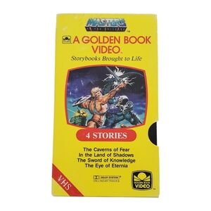 M01 * 1985 Masters Of The Universe VHS Tape A Golden Book Video